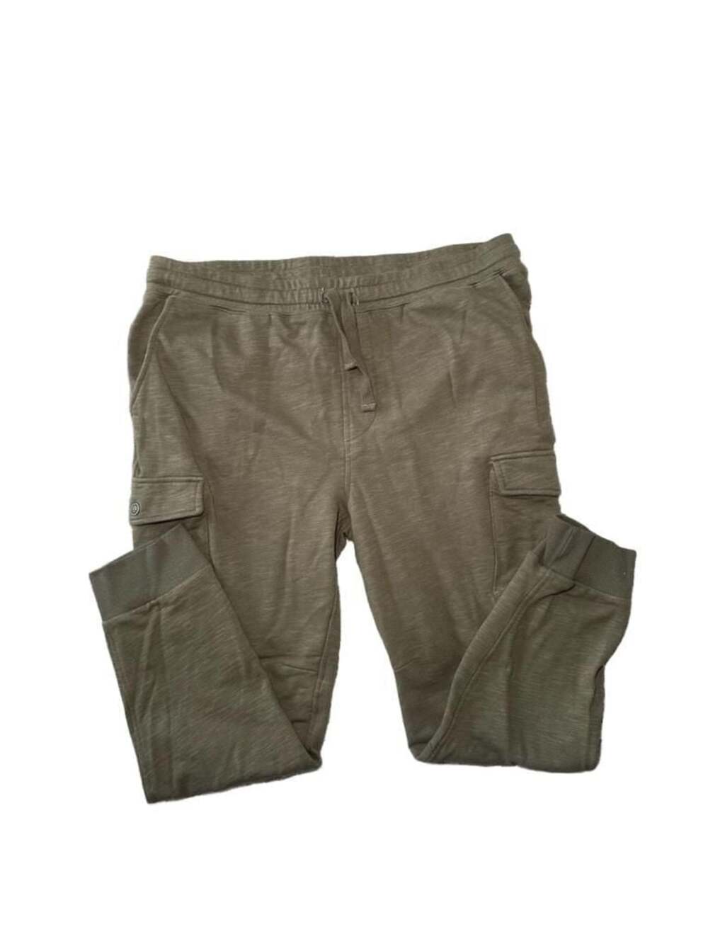 Frye and Co. Men's Olive Green Cargo Jogger Sweatpants Size XL